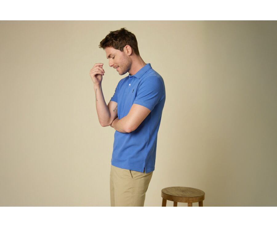 Polo Azul vaquero para hombre - ANDY II