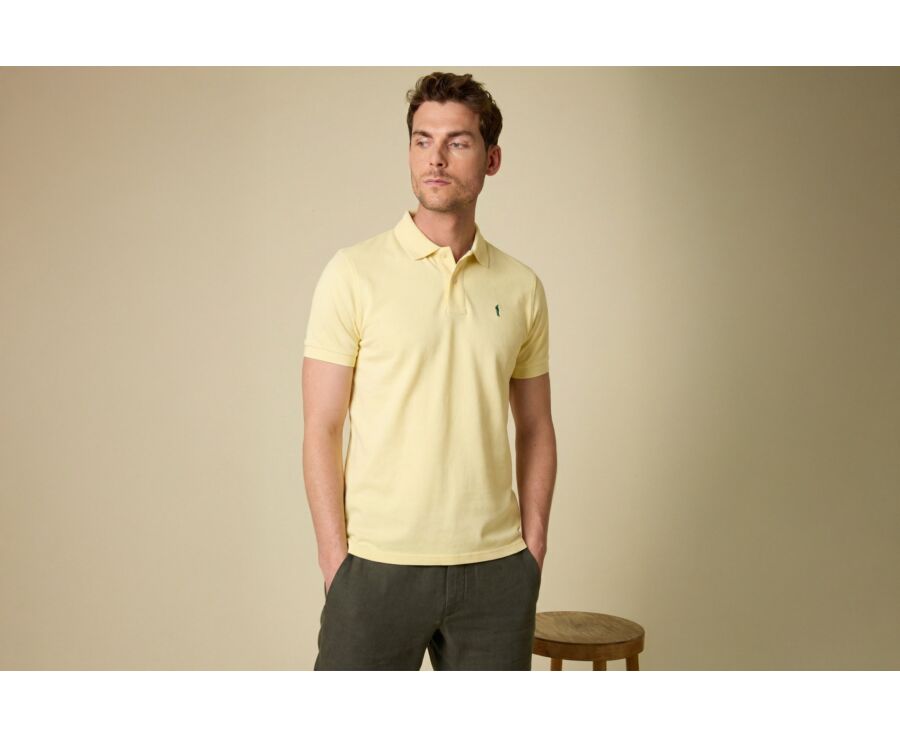 Polo Amarillo pálido para hombre - ANDY II