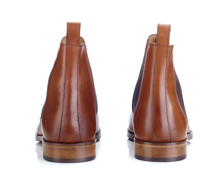 Botines Chelsea Hombre Coñac Patinado - DAWSON II PATIN