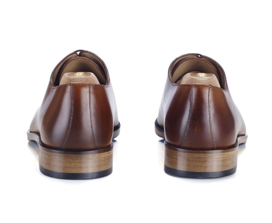 Zapatos Oxford de piel hombre Dorado patinado - PETER PATIN