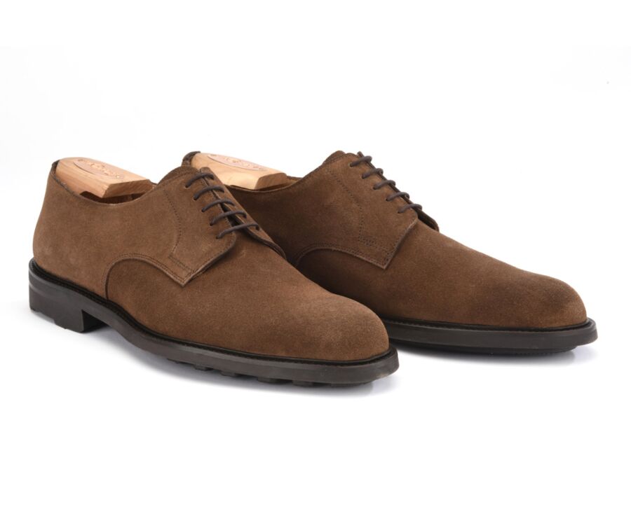 Zapatos Derby de hombre de ante Habana suela de caucho - DOVER GOMME CITY II