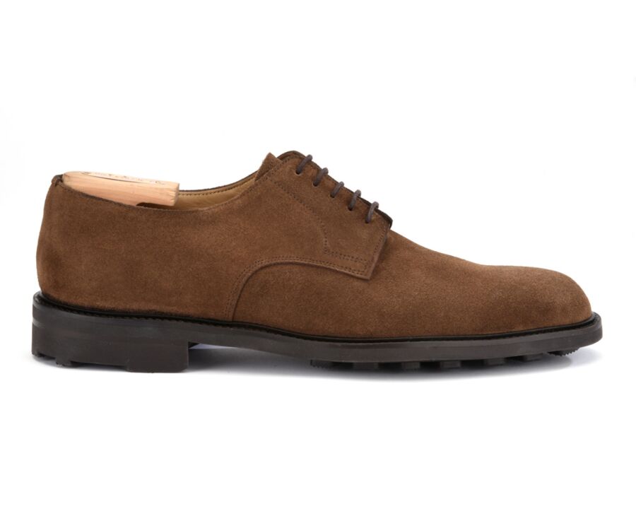 Zapatos Derby de hombre de ante Habana suela de caucho - DOVER GOMME CITY II