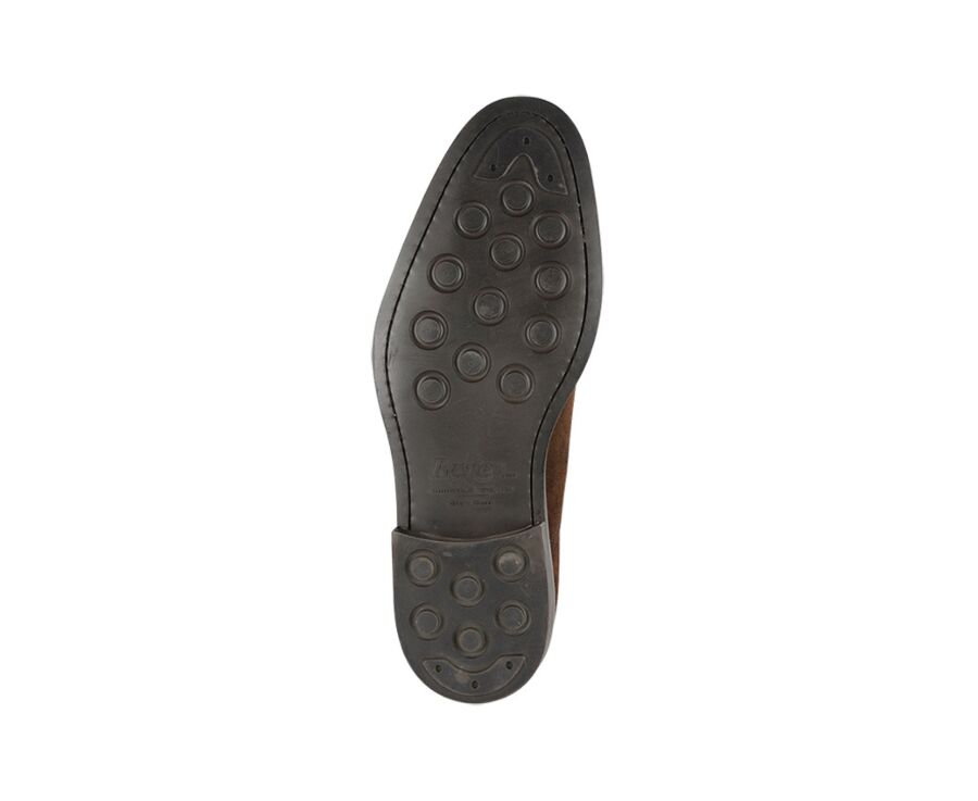 Zapatos Derby de hombre de ante Habana suela de caucho - DOVER GOMME CITY II