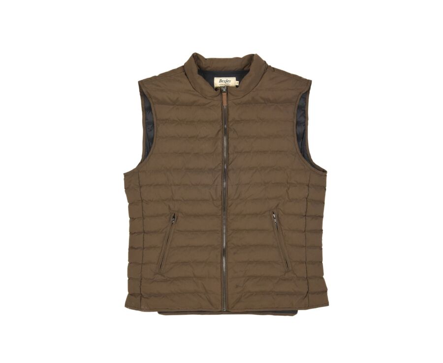 Chaqueta de plumas sin mangas para hombre Marrón - NIELS II