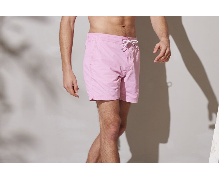 Bañador corto hombre Rosa - BRENTAN