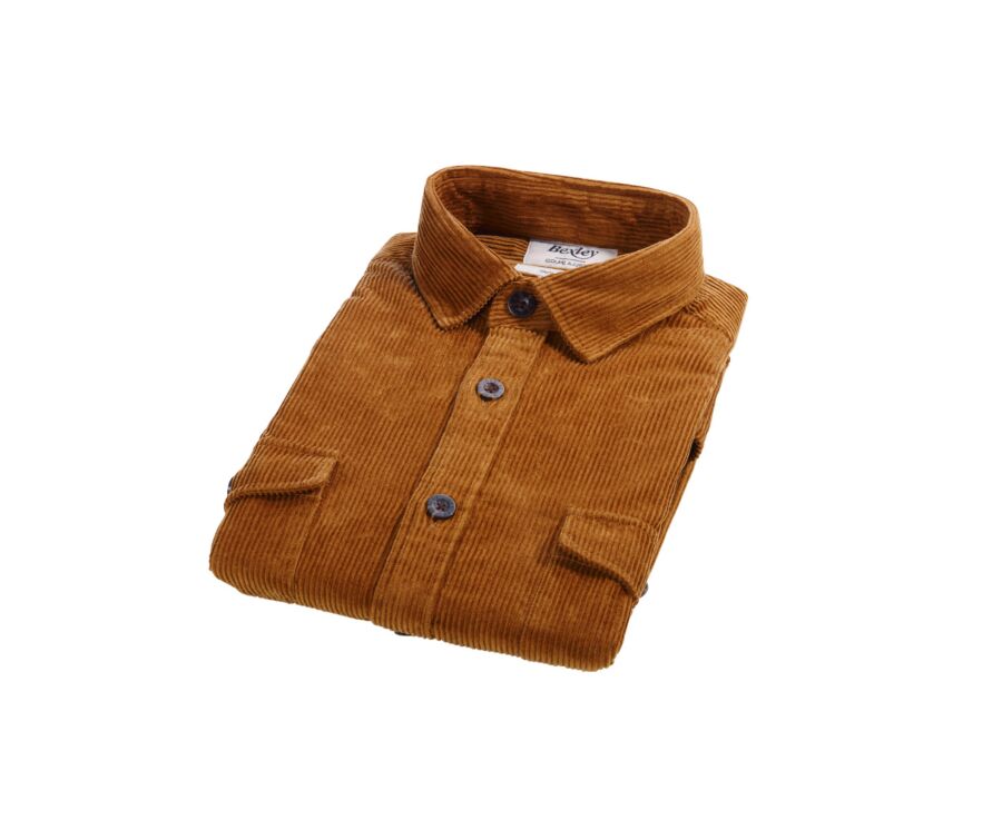 Sobrecamisa de terciopelo Gamuza - VICTORIN