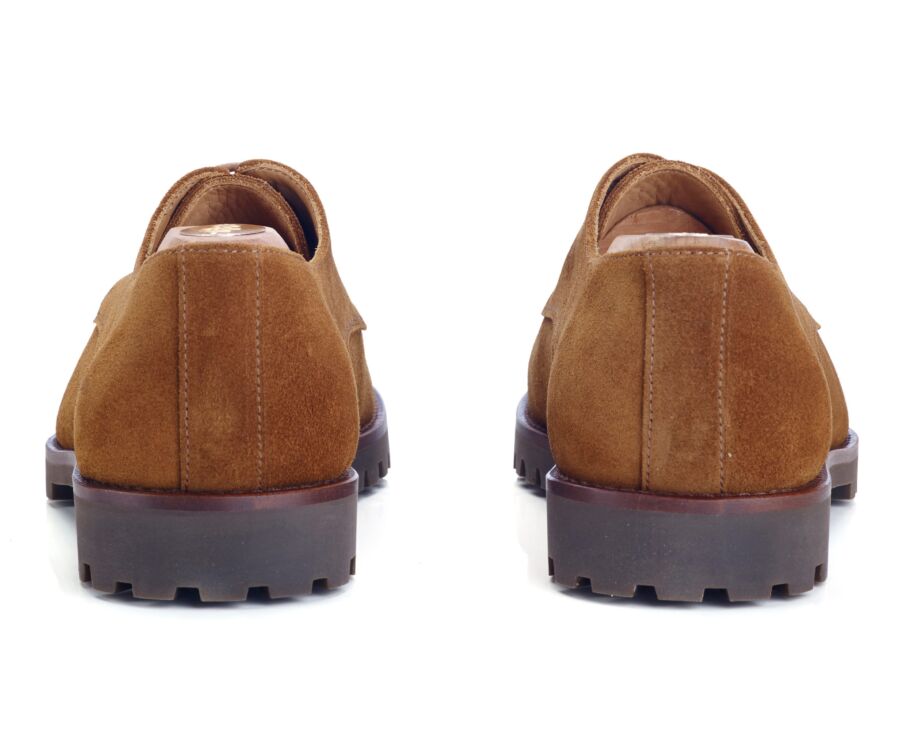 Zapatos derby ante Gamuza con suela de goma - BUSHEY GOMME