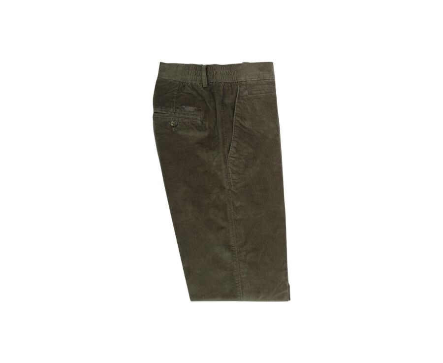 Pantalón chino de pana Verde oscuro - KHYLER