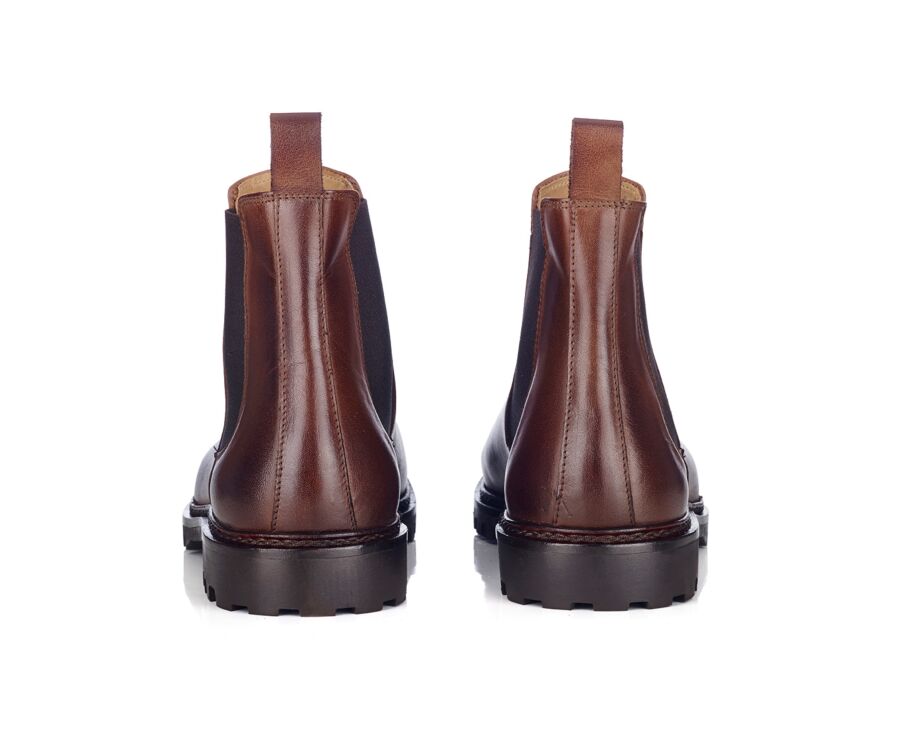 Botas Chelsea para Hombre en Chocolate - WALTERSTON GOMME