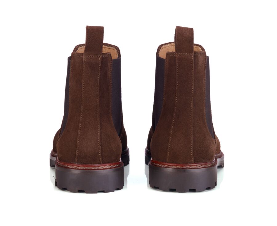 Chelsea boot hombre ante chocolate - WALTERSTON GOMME