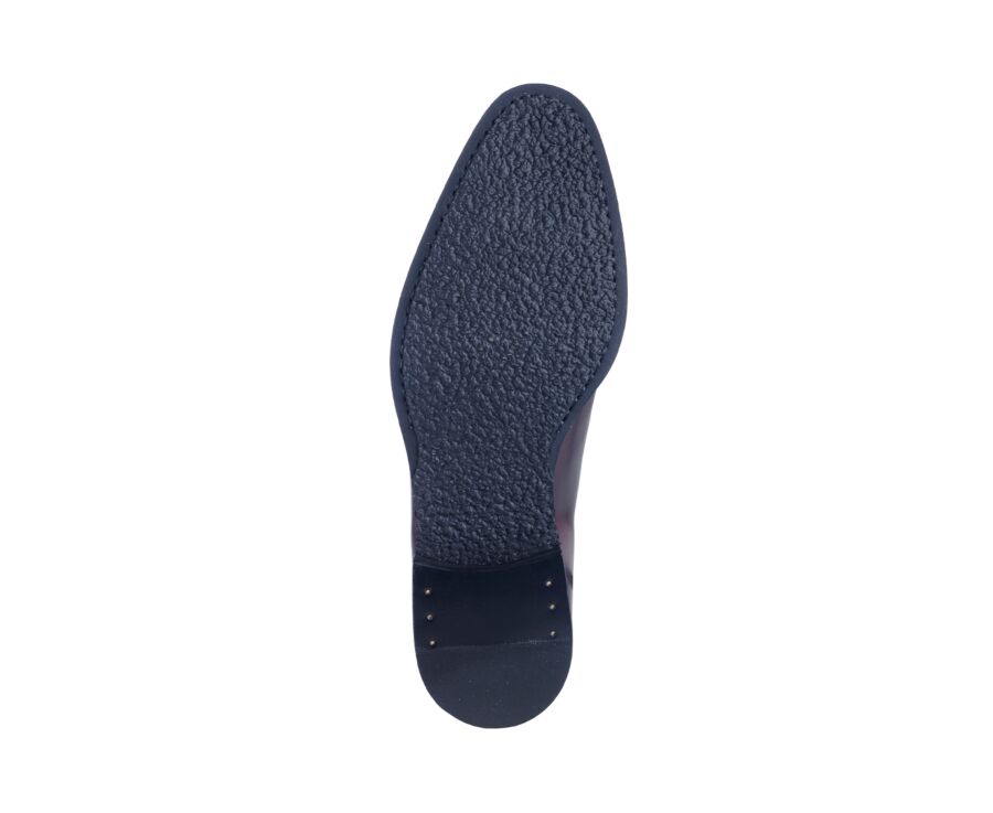 Zapatos oxford para hombre - Burdeos patinado - STANFORD GOMME