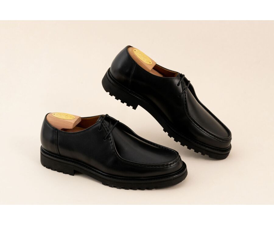 Zapatos derby Negros para hombre con suela de goma - COLNEY II GOMME