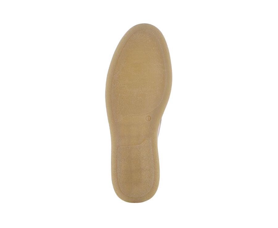 Mocasines de Ante Greige - BOKEELA