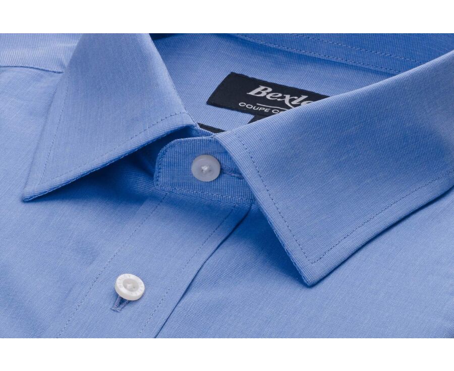 Camisa 100% algodón – Azul - MAXIRE