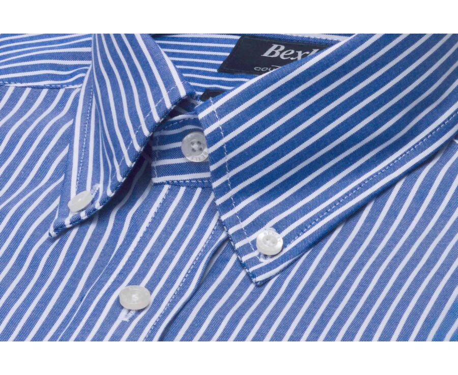 Camisa hombre rayas azul océano - HUNTER