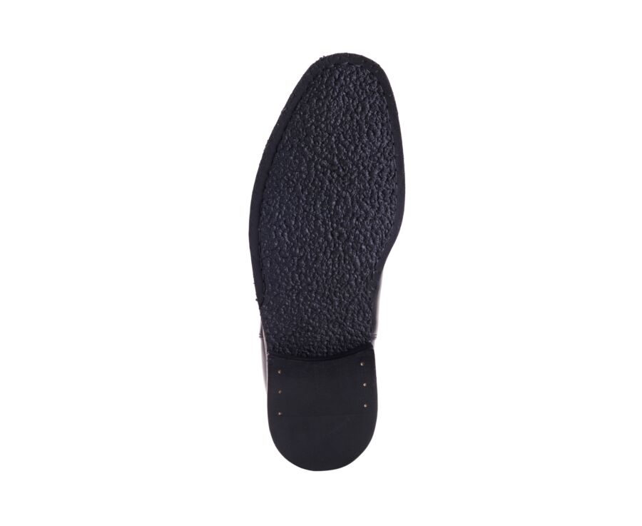 Chelsea boot hombre cuero negro - FLAGER CLASSIC GOMME