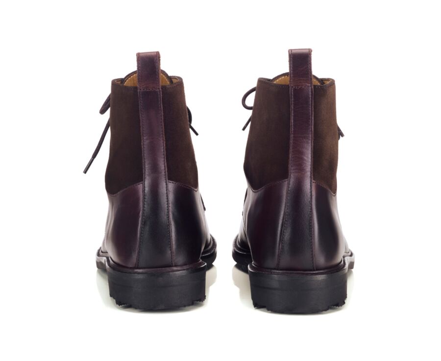 Derby boot hombre cuero pull-up chocolate - HUDSON HIGH II GOMME COUNTRY