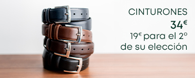 Cinturón de cuero par hombre