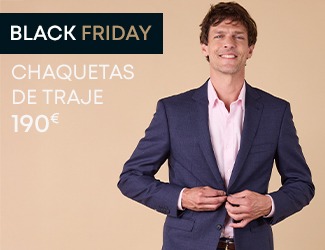 Americana de traje azul para hombre Black Friday