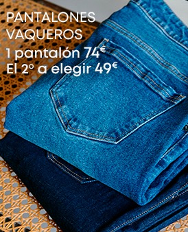 Vaqueros hombre en azul claro y azul oscuro