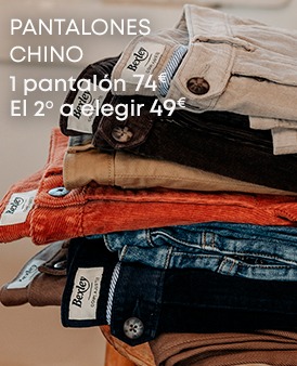 Pantalones chinos hombre en varios colores