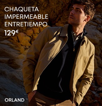 Hombre con blouson Orland impermeable de entretiempo