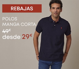 Polo de manga corta para hombre