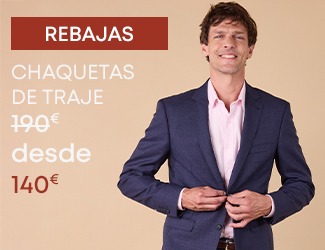  Americana de traje para hombre en lana