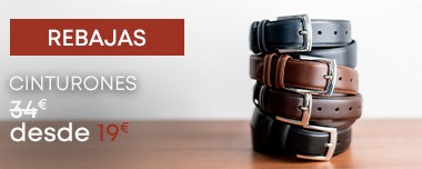 Cinturón de cuero par hombre