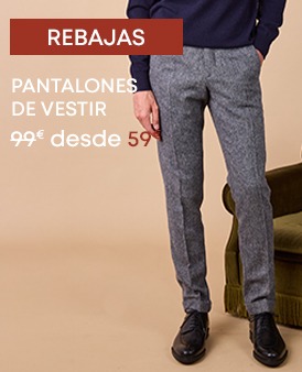 Pantalón de vestir gris para hombre en promoción.
