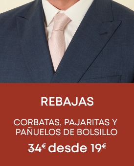 Corbatas, pajaritas y pañuelos hombre