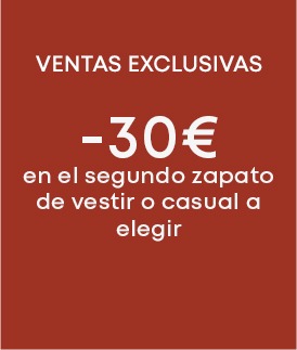 Oferta especial: 30 € de descuento en el segundo par, vestir o casual