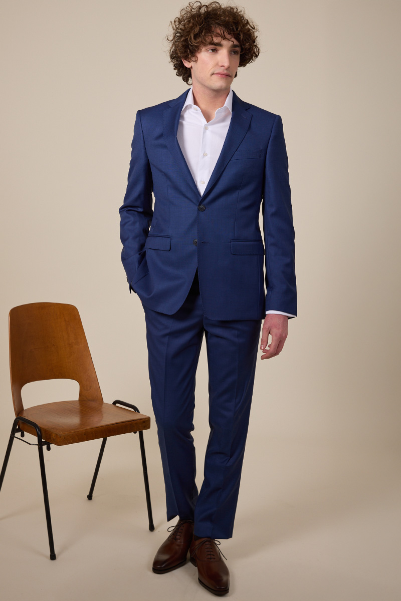 Traje Lazare Azul Franco, modernidad en azul profundo