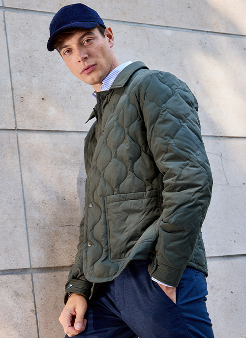 Chaquetas de tela hombre