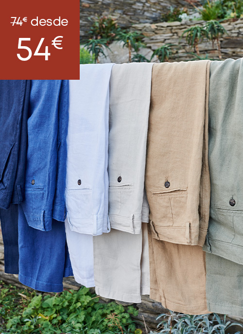 Pantalones de algodón en varios colores para un estilo informal o elegante