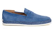 Men’s Blue Suede Loafers - MUNTIRI