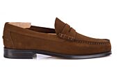 Men’s Havana suede loafers - British style - YALE