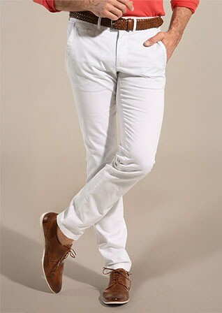 White Men's chinos - KYRK