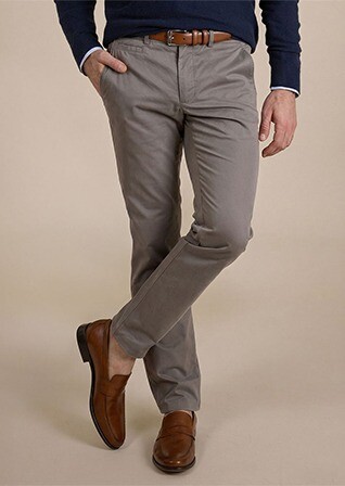 Taupe Men's chinos - KYRK