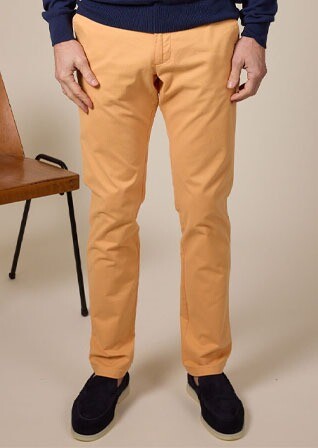 Men's chino trousers Pale Orange - KYRK