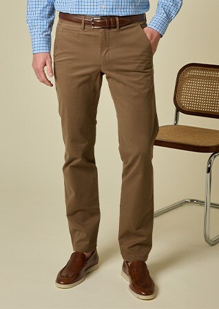 Men's chino trousers Cocoa - KYRK