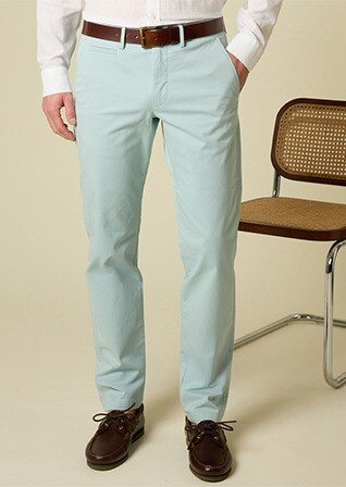 Men's chino trousers Eucalyptus - KYRK