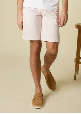 Light Pink Chino Shorts - BARRY