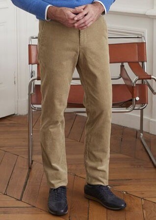 Light Olive Men's chinos - NORMAN