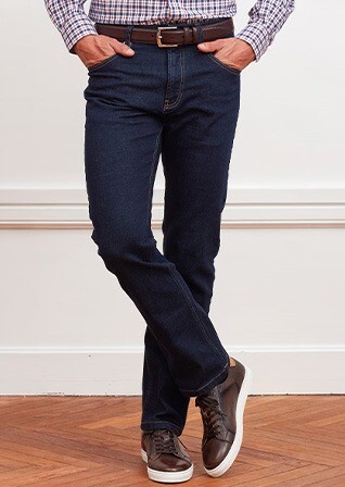 Raw Indigo Men's regular fit jeans - CHUCK II