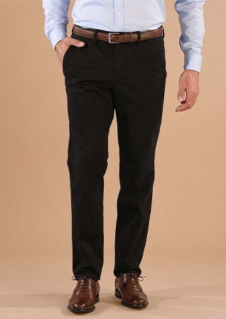 Black Chino trousers for men - NIGEL II