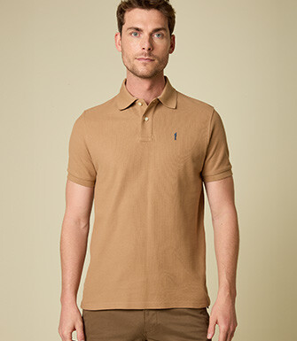 Men’s Polo Shirt Camel - ANDY II