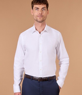 White Oxford Cotton shirt - EVRARD