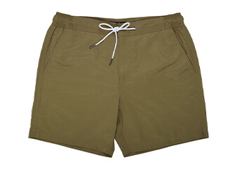 Khaki Men's swim short - BRENTAN