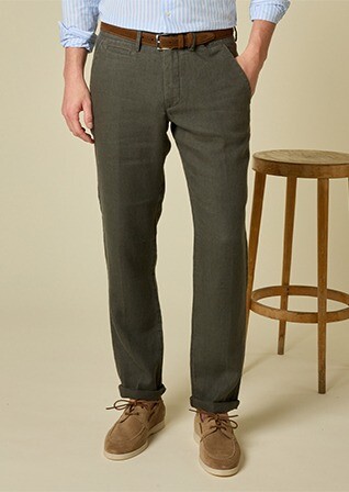 Dark Olive Men's chinos - KYLSON